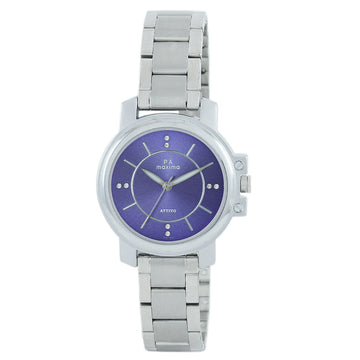 Maxima ATTIVO Women Silver Dial Analogue Watch - 40154CMLI